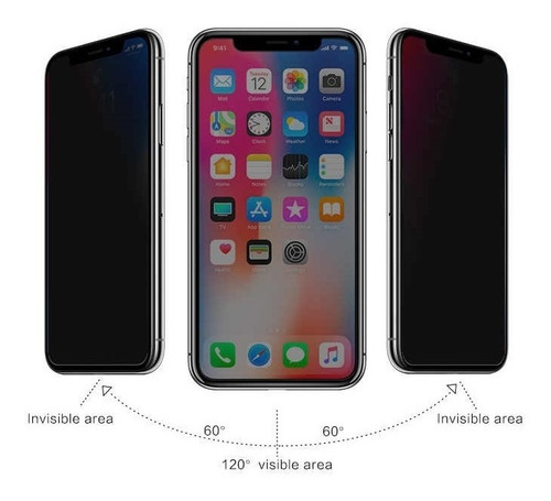 Vidrio Cerámico Antiespía iPhone X/xs/xr/11/11 Pro/11pro Max