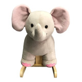 Montable Mecedora Infantil Peluche Grande Elefante