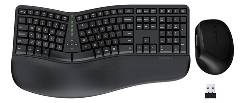 Meetion Teclado Y Mouse Ergonómicos, Teclado Ergo Con Mouse 