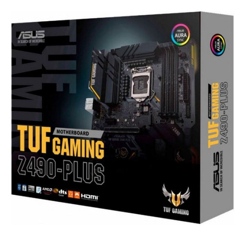 Combo Mother Asus Tuf Gaming Z490-plus Mas Intel I3 10100f