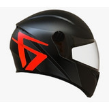 Casco Vertigo V50 Infinity Negro Mate - Rojo - Andes Motors