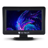 Tela Monitor Lcd 4.3 E-tech Com 2 Entradas De Vídeo
