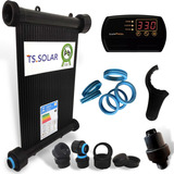 Kit 12 Placas 3mt Aquecedor Solar Piscinas 15.000lts Rosca F