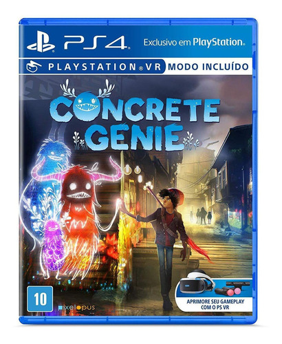 Jogo Mídia Física Concrete Genie Para Ps4