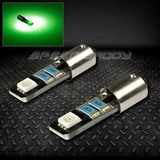 Pair 2smd 2 5050 Smd Led T10 1895/ba9s/t4w Canbus Green  Sxd