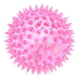 Pelota De Picos Limpiadientes Chillante Para Perros 6.5 Cm Color Rosa