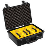 Pelican 1504 Waterproof 1500 Case With Yellow And Black Divi