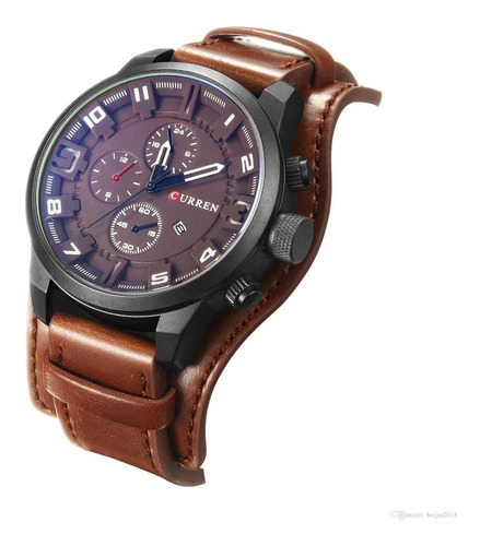 Reloj Curren En Cuero Para Hombre Curren 8225 Cuero 