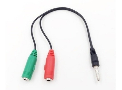 Cable Splitter Adaptador Audio 3,5mm Mic Auricular Ps4 Pc -local- Mg