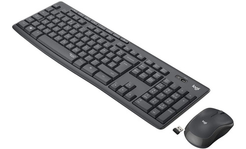 Teclado E Mouse Sem Fios Logitech Mk295 Slient Combo