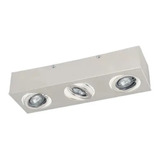 Plafon Moderno Dicroico 3 Luces Lamparas Led 21w Gu10