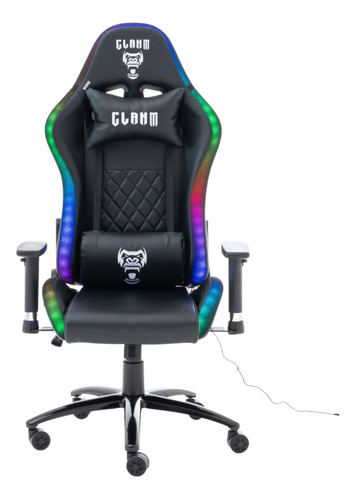 Cadeira De Escritório Gamer Profissional Alto Conforto Rgb