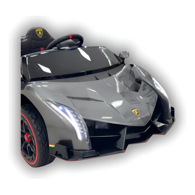 Carro Elétrico Infantil Lamborghini Veneno 12V Cinza Controle Remoto | Parcelamento sem juros
