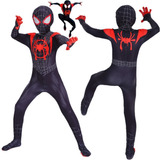 Mono Disfraz Spiderman Miles Morales Traje Niño Cosplay Sudadera Hoodie Festa Halloween Navidad Año Nuevo Día Del Niño