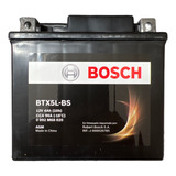 Bateria Bosch Gixxer R15 Fz16 Xr150 (ytx5l) Btx5l-bs 12v 4ah