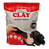 3.3 Lbs Moldable Cosplay Foam Clay (black) - Air-dry Hi...