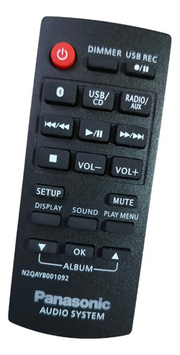 Control Para Minicomponentes Y Bocinas Panasonic Bluetooth 