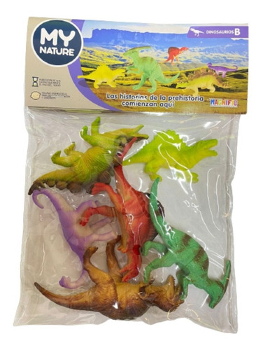 Animales Dinosaurios X6 En Bolsa Magnific - Sharif Express