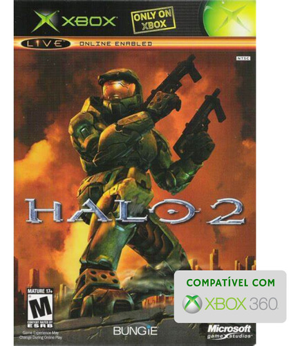 Halo 2 100% Original Xbox Classico - Loja Campinas-