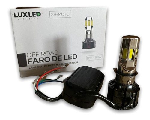 Cree Led Moto - C/ Cooler - Adaptadores H4/h6/m5/g6- Lux Led