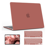 Carcasa+2 Fundas Teclado+prot Pant Macbook Air 13 Wine Red