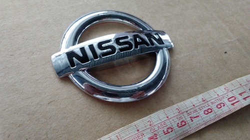 Emblema Nissan Frontier Sentra Xtrail B15 Tiida B13 B14 9cm Foto 6