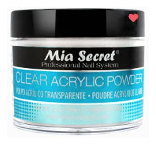 Polimero Acrilicas Mia Secret 59g Clear Estylosas