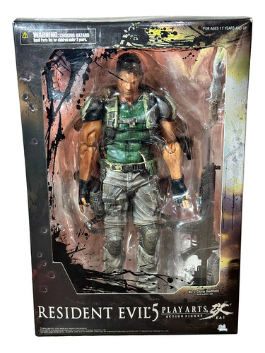 Resident Evil Chris Redfield Figura De Coleccion Play Arts