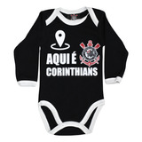 Body Corinthians Bebê Bori Roupinha Timão Infantil Inverno