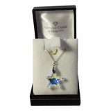 Colgante Estrella De Mar Cristal De Swarovski® Plata Fina 