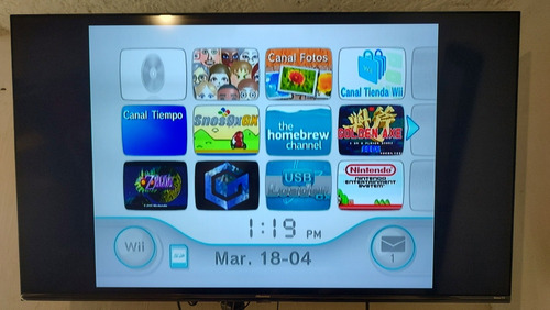 Nintendo Wii Liberado Con Disco Duro De 160 Gb. 