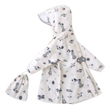 Chubasquero Impermeable Con Estampado A La Moda Para Niñas