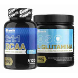 Bcaa 120 Caps + Glutamina 250g Original Growth Supplements