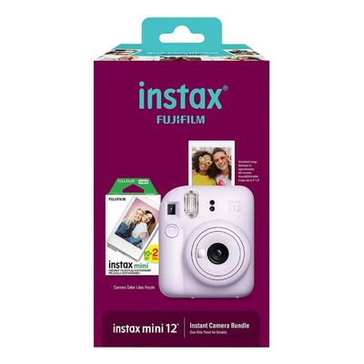 Cámara Instantánea Fujifilm Instax Mini 12 - Lila, 20 Hojas | Envío gratis