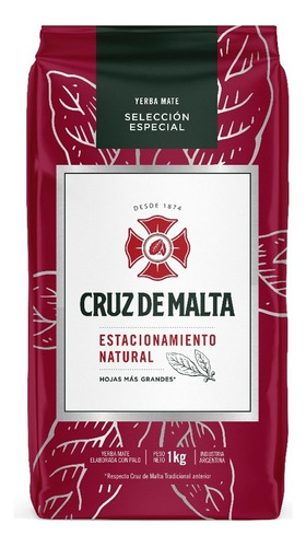 Yerba Mate Selección Especial Cruz De Malta X 1kg