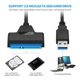 Adaptador Convertidor Sata A Usb 3.0 Sdd Hdd Pc, Laptop