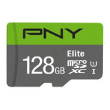 Tarjeta De Memoria Microsd Pny Elite-x 128gb Clase10 U3 V30