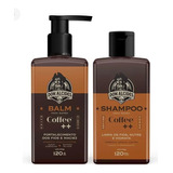 Kit Balm E Shampoo Para Barba- Coffe ++  Don Alcides