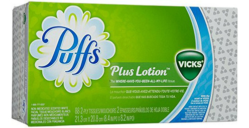 Puffs Plus Loción Tejidos Faciales Con Aroma De Vicks - 88 C