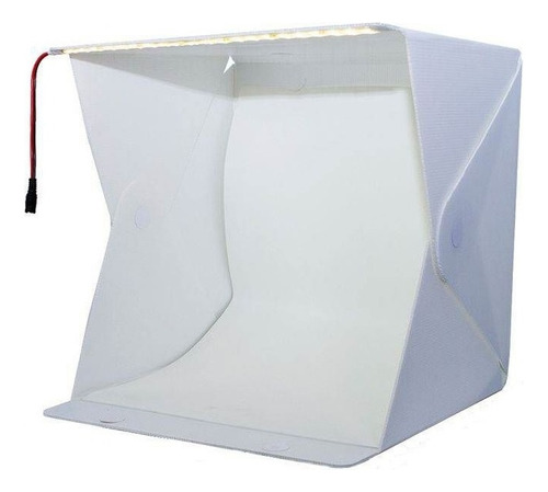 Mini Studio Tenda Fotográfica Portátil C/ Iluminação 36x36c