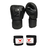 Guantes Boxeo Kick Boxing Profesional Legion + Vendas Venom