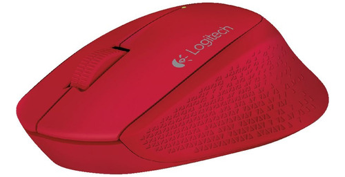 Mouse Inalámbrico Logitech M280, Diseño Confortable Rojo