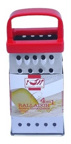 Rallador Acero Inoxidable Queso Rallado 4 Caras Rayador