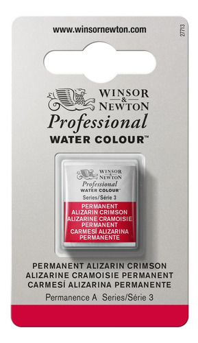 Pintura Acuarela Winsor & Newton Permanente Alizarín Carmesí