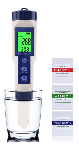 5 En 1 Medidor De Agua Ph/tds/sal/ce/medición De Temperatura