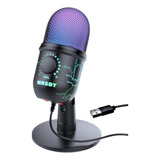 Microfono Usb De Condensador Rgb Mrsdy V5 | Reduccion Ruido