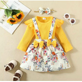 Conjunto Vestido Y Body Niñas-bebes Pulguis Kids Modelo 2