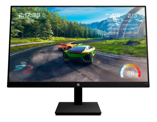 Monitor Hp Gaming X32 De 31.5  Qhd, Negro