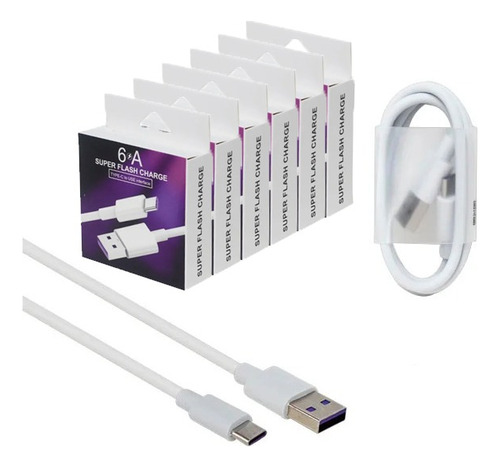 Mayoreo Cable Usb Tipo C, Carga Rapida Con Caja!! 20 Pza