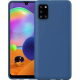 Funda Para Samsung A31 Silicona Felpa Interior Ultra Fina